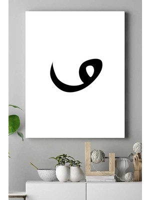 Mabeyn (PSTER15741) Vav Harfi Dini Kanvas Tablo 30 x 40
