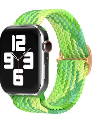 Esranın Dünyası Newface Apple Watch 42MM Star Kordon - Turkuaz-Yeşil