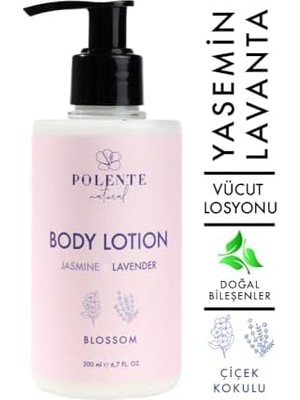 Mabeyn Polente Natural - Vücut Losyonu - Yasemin & Lavanta (200 Ml)