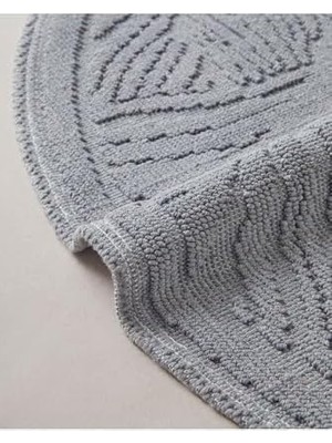 Mabeyn Aligne Pamuklu Bukle Kilim Gri