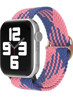Esranın Dünyası Newface Apple Watch 38MM Star Kordon - Pembe-Mavi
