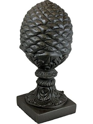 Mabeyn Emsco Group 92255 Ananas Heykeli – Doğal Görünüm – Reçineden Yapılmış – Hafif – 58,4 cm Yükseklik Bahçe, Bronz