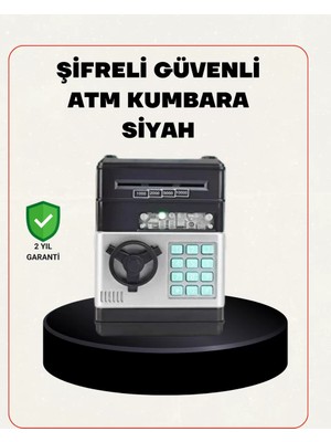 TKÇ Para Kasası Görünümlü Elektronik Şifreli Kumbara
