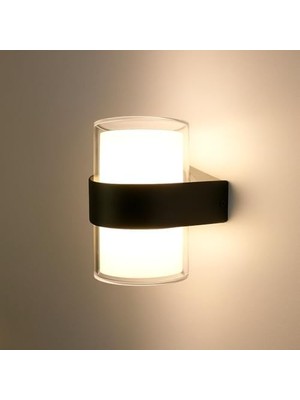 Mabeyn LED Duvar Aplik 12W IP54 – Günışığı 3200K, 1170 Lümen, Su Geçirmez Iç ve Dış Mekan Aydınlatma, Bahçe Balkon Teras Ev Koridor Için