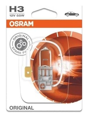 Mabeyn H3 12V 55W Orijinal Far Ampülü, 1 Adet Blister Ambalaj