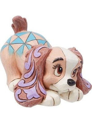 Mabeyn Gelenekleri Jim Shore Lady ve The Tramp Minyatür Heykelcik, 2,5 Inç, Çok Renkli