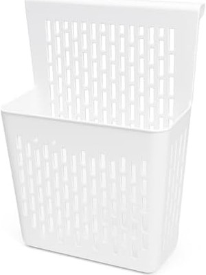 Mabeyn Asmalı Dolap Düzenleyici – Askılı Çok Amaçlı Plastik Organizer Sepet | Mutfak, Banyo, Dolap ve Ofis Için Pratik Düzenleyici Kutusu (255X110X325 Mm, Beyaz)
