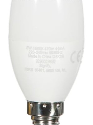 Mabeyn Ledcandle 5W B35 E14 Beyaz Işık Tekli Paket