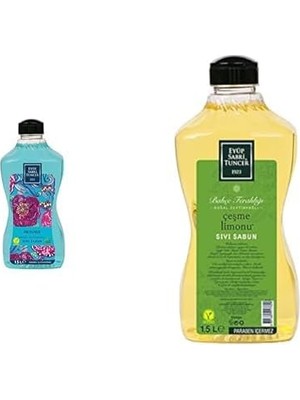 Mabeyn Doğal Zeytinyağlı Sıvı Sabun Okyanus 1,5 L Pet Şişe (1 x 1500 Ml) Xeyüp Sabri Tuncer Doğal Zeytinyağlı Sıvı Sabun Çeşme Limonu 1,5 L Pet Şişe (1 x 1500 Ml)