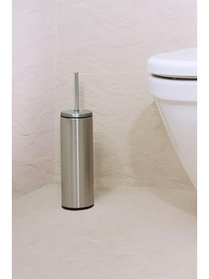 Mabeyn M-E42-30-06 Cigo Wc Tuvalet Fırçası Paslanmaz Mat Iç Kısım Siyah