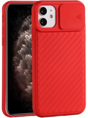 TKÇ Ally Iphone 11 6.1 Inch Kılıf Kamera Kapatan Koruyucu Sürgülü KILIF-(5775)