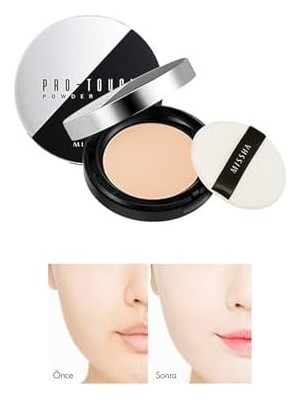 Mabeyn Pürüzsüz Görünüm Sağlayan Kompakt Pudra Pro- Powder Pact SPF25/PA++ (No.21)