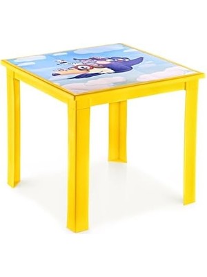 Mabeyn 50X50 H:40 Çocuk Masası Anımals-Sarı