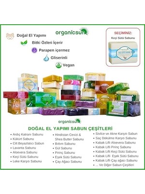 Mabeyn Doğal Keçi Sütü Sabunu 140 gr x 2 Adet Tüm Cilt Tipleri Için Nemlendirici ve Yenileyici