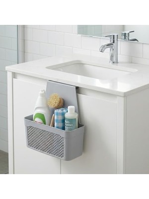 Mabeyn Dolap Içi Asılabilir Plastik Organizer Deterjan Sünger Düzenleyici Askı Mutfak Banyo Dolap Içi Düzenleyici Kapak Arkası Organizer Sepet (Asorti Renk)