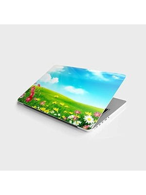 Berry Store Laptop Bilgisayar Notebook Pc Kaplama Etiketi Doğa Çiçekler