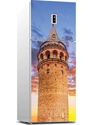 Berry Store Buzdolabı Kaplama Dolap Kaplama Etiketi Galata Kulesi