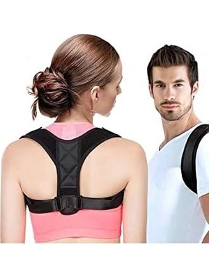 Berry Store Dik Duruş Korsesi Kamburluk Önleyici Dik Duruş Aparatı Duruş Düzelten Bel Sırt Omuz Korsesi
