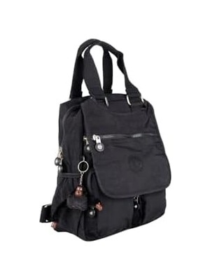 Berry Store Cox 9504 Klinkır Kumaş Hafif Sırt Çantası Siyah