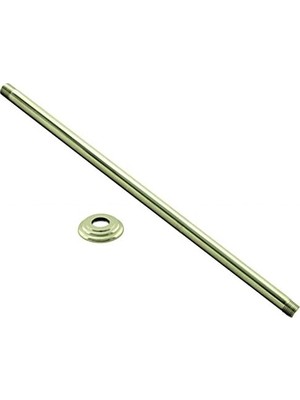 Berry Store Westbrass 1/2 "ıps x 36" Flanşlı Tavana Monte Duş Kolu, Parlak Pirinç, D3636A-01
