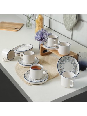 Berry Store Floral Stackable Çay Takımı 12 Parça 6 Kişilik 22669-71