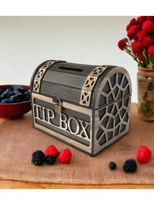 KUMİ Klitli Tip Box Bahşiş Kutusu Ve Kumbara Sandık Tipi Tipbox