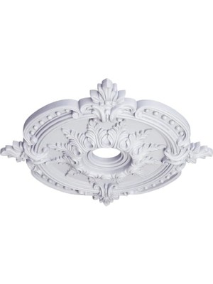 Berry Store Millwork 28 3/8 Inç Od x 4 1/2 Id x 1 5/8 P Benson Tavan Lambası Madalyon Tamamen Primed
