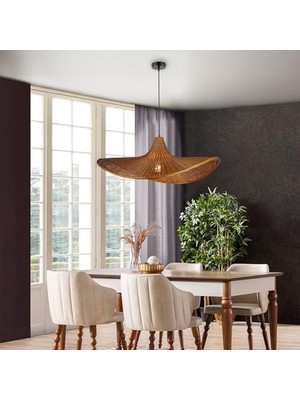 Berry Store Napp Büyük Boy Bamboo Tekli Avize