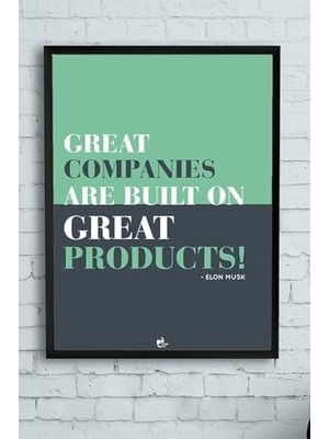 Berry Store (PSTER10589) Companies Girişimcilik Çerçeveli Tablo (21X30CM)