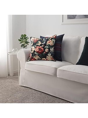 Berry Store Leıkny Yastık Kılıfı, 50X50 Cm, Siyah/çok Renkli
