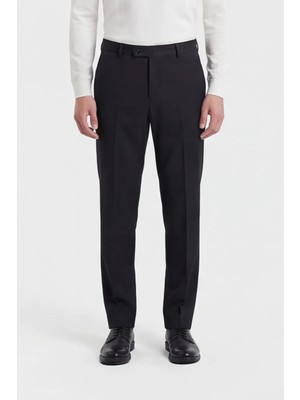 Giotelli Erkek Siyah Dar Kesim Slim Fit Yan Cep Normal Bel Pantolon