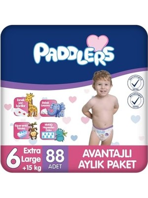 DMR Home Bebek Bezi 6 Numara X-Large (15+ Kg) 88 Adet – Aylık Paket