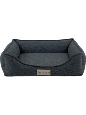 DMR Home Pet Bravo Siena Gri Kedi ve Köpek Yatağı S 45X55CM