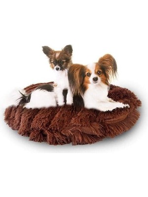 DMR Home Çinçila Simit Şeklinde Kedi ve Köpek Yatağı 50 cm