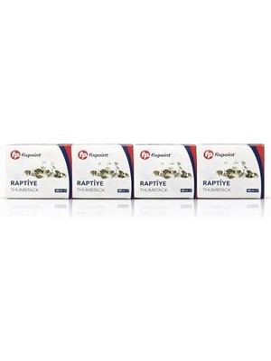 DMR Home Raptiye Thumbtack, 40 Mm, Metal, Ofis ve Okul Kullanımı Için, 160 Adet, 4 Kutu