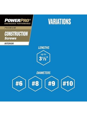 DMR Home Available 48594 Power Pro Premium Dış Ahşap Vida
