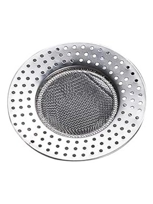 DMR Home Gider Süzgeci, Paslanmaz Çelik Mutfak Evyesi, Duş Küveti, Gider Evye Filtre Süzgeci, Mutfak, Banyo Için Süzgeç (L)