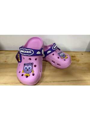 Gezer Yeni Sezon Rahat Taban Baykuş Figürlü Bebe Çocuk Cross Terlik