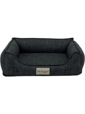 DMR Home Pet Varius Koyu Gri Köpek Yatağı M 60X75CM