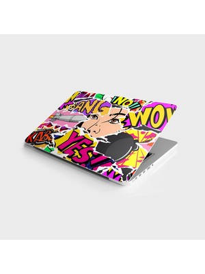 DMR Home Laptop Bilgisayar Notebook Pc Kaplama Etiketi Bang Boom