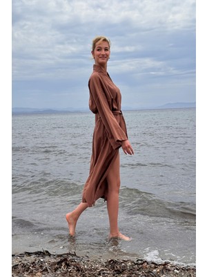 Cakkatex Şile Bezi   Uzun Kimono | Plaj Kıyafeti|kaftan |desing Caftan