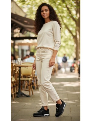 İzlife Izlife K193 Siyah Min Kadın Tam Ortopedik Kadın Casual Günlük Ayakkabı