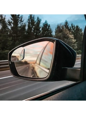 DMR Home Yelpaze Şeklinde Kör Nokta Aynası, 4 Adet 360 Derece Ayarlanabilir Kör Nokta Aynası, Hd Cam Yan Dikiz Aynası, Çerçevesiz Konveks Dikiz Aynası, Tüm Araçlar, Minibüs, Suv ve Kamyonetler Için