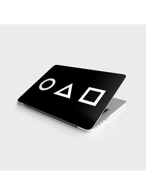 DMR Home Laptop Bilgisayar Notebook Pc Kaplama Etiketi Squid
