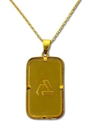 DMR Home Agakulche 2.5 gr Altın Külçe Kolye Renkli 4.8