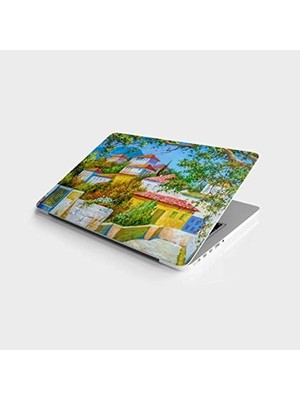 DMR Home Laptop Bilgisayar Notebook Pc Kaplama Etiketi Yağlıboya Yunanistan