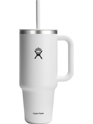 DMR Home Hydro Flask Beyaz Her Yerde Seyahat Tumbler 40OZ