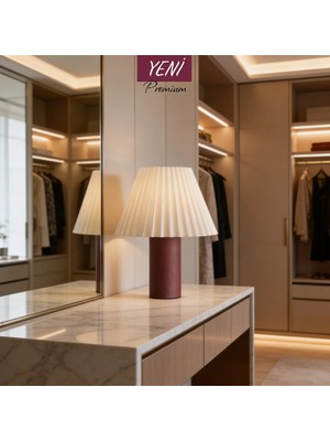 Nazze Sugi Bordo Masa Lambası Modern Abajur