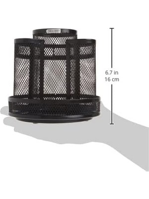 DMR Home Mesh 1773083 Çalışma Masası Ayırıcı, Döndürülebilir, Siyah