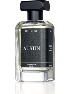 DMR Home Illusione Austin Edp Erkek Parfüm 100ML | Odunsu-Baharatlı- | Erik, Sedir, Paçuli, Misk